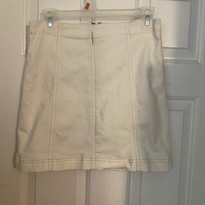 Free People Modern Femme white skirt - small hole